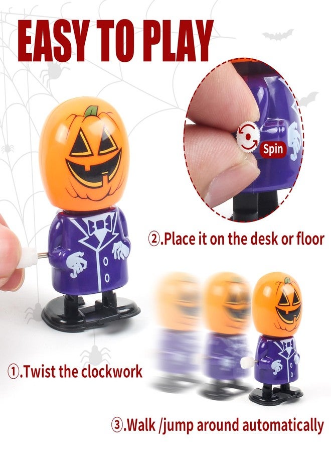 xFFFun 28PCS Halloween Wind Up Toys for Kids Halloween Party Favors Treat Goodie Bag Fillers, Pinata Stuffers Small Classroom Prizes Bulk Trick or Treat Toys Gifts for Boys Girls Giveaways - Image 3